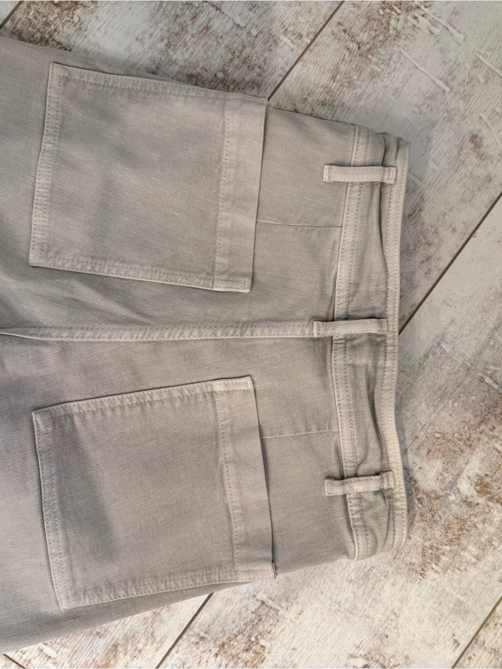 Zara Wide-Leg High-Rise Pants in Light Beige - Picture 6 of 6